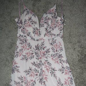 (SHEIN)Light purple floor length dress